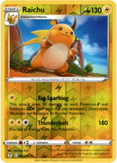 Raichu - 050/203 - Evolving Skies - Reverse Holo - Card Cavern