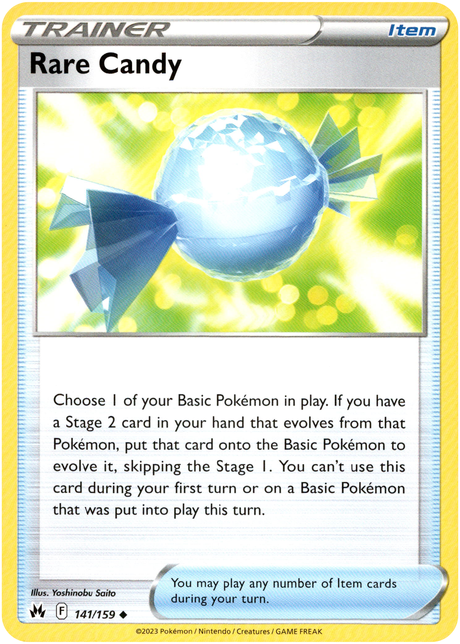 Rare Candy - 141/159 - Crown Zenith - Card Cavern