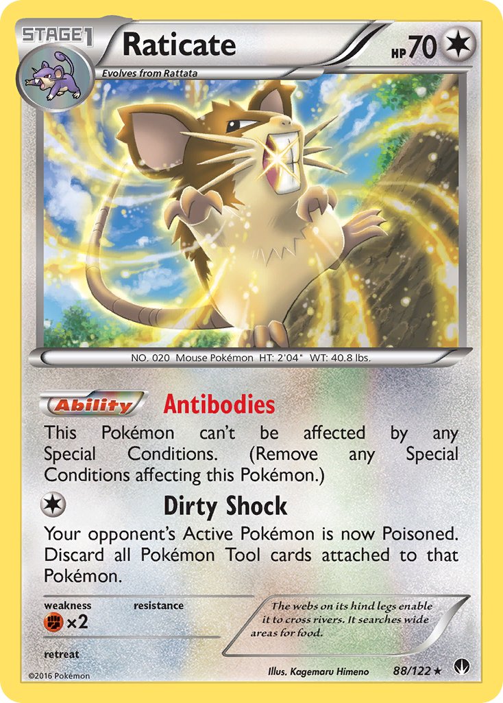 Raticate - 88/122 - BREAKpoint - Card Cavern