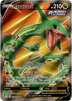 Rayquaza V Full Art - 193/203 - Evolving Skies - Holo - Card Cavern