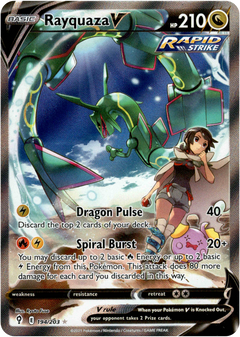 Rayquaza V Alternate Art - 194/203 - Evolving Skies - Holo - Card Cavern