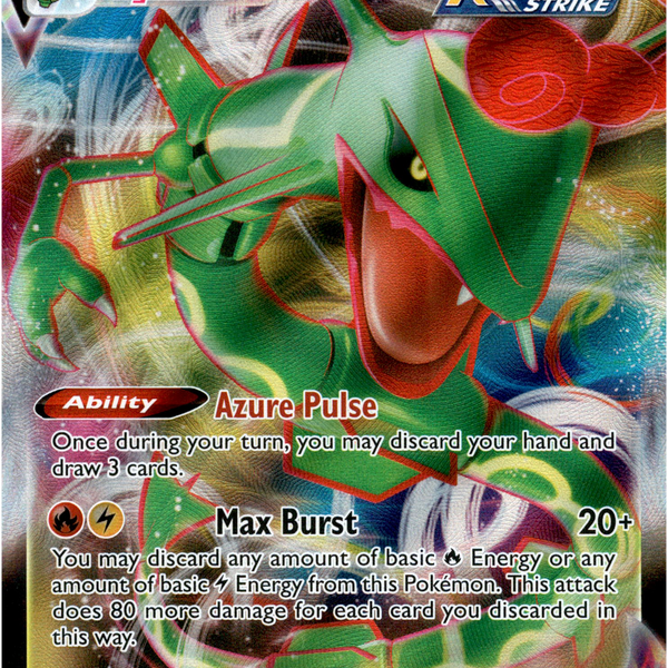 Rayquaza VMAX - 101/159 - Crown Zenith - Holo  Card Cavern Trading Cards,  LLC