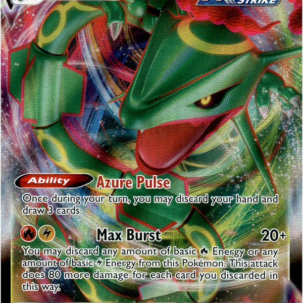Pokemon Rayquaza VMAX Crown Zenith Ultra Rare Card Ghana