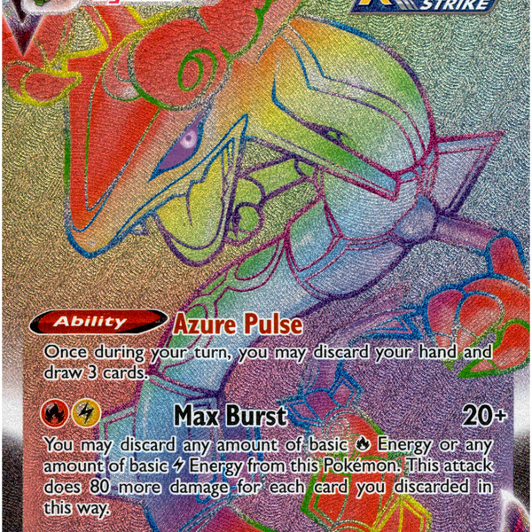 Rayquaza VMAX Hyper Rare - 217/203 - Evolving Skies