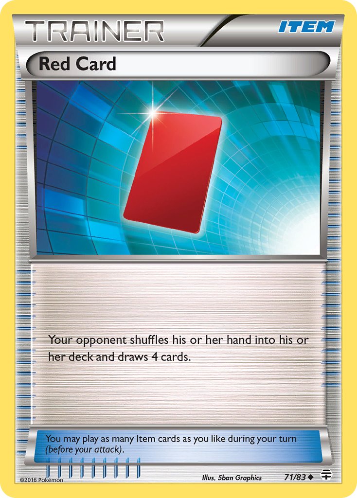 Red Card - 71/83 - Generations - Card Cavern
