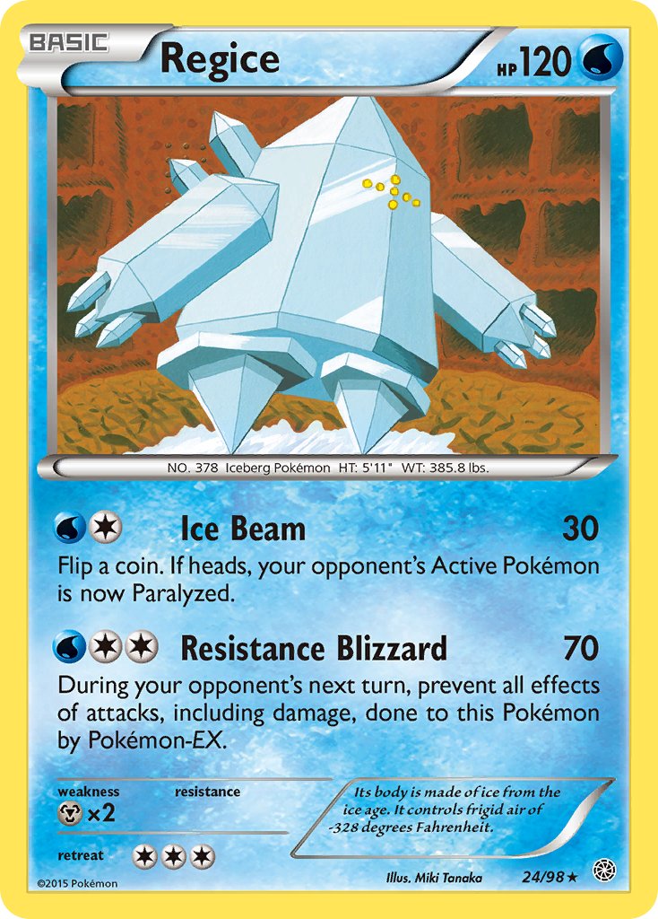 Regice - 24/98 - Ancient Origins - Card Cavern