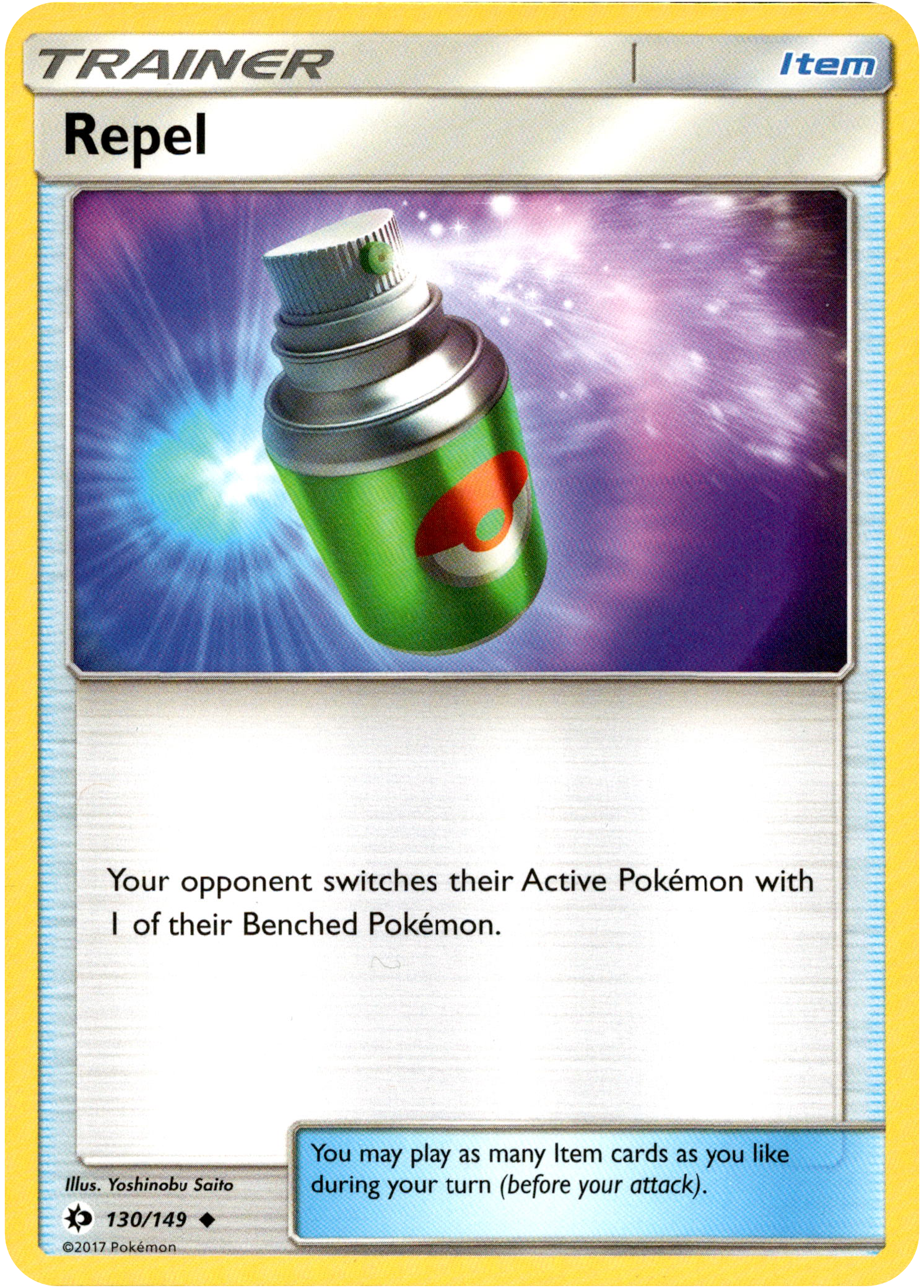 Repel - 130/149 - Sun & Moon - Card Cavern