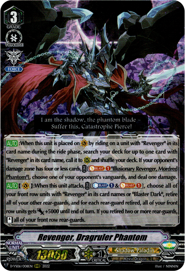Revenger, Dragruler Phantom - D-VS06/008EN - V Clan Collection Vol.6 - Foil - Card Cavern