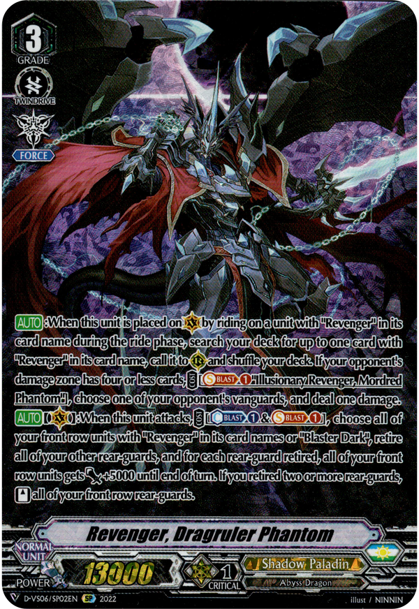 Revenger, Dragruler Phantom - D-VS06/SP02EN - V Clan Collection Vol.6 - Foil - Card Cavern