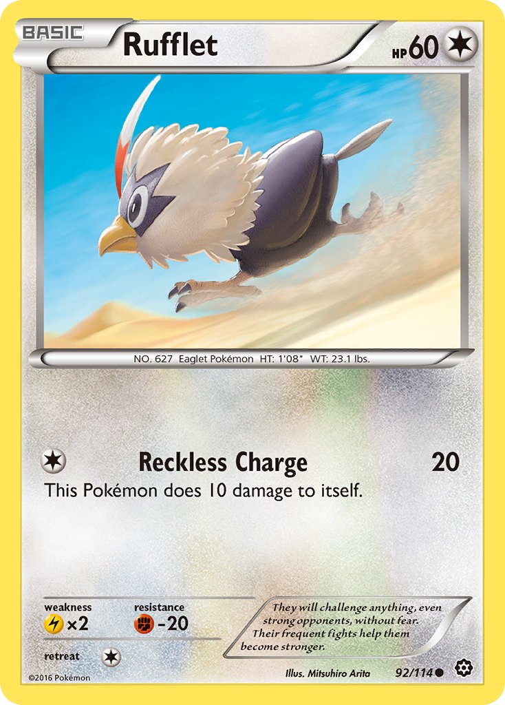 Rufflet - 92/114 - Steam Siege - Card Cavern