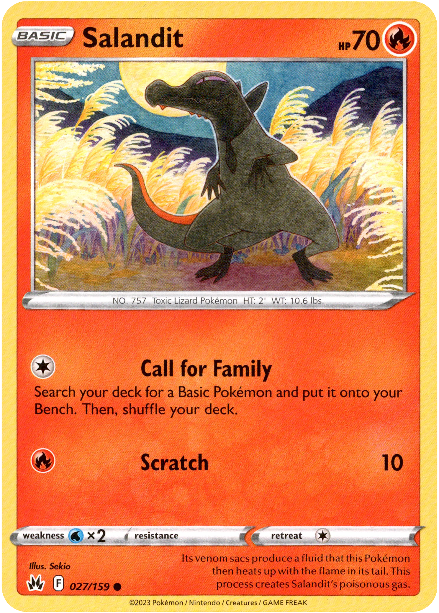 Salandit - 027/159 - Crown Zenith - Card Cavern
