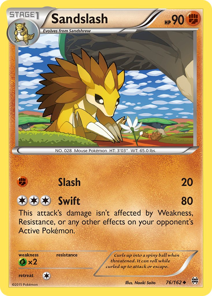 Sandslash - 76/162 - BREAKthrough - Card Cavern