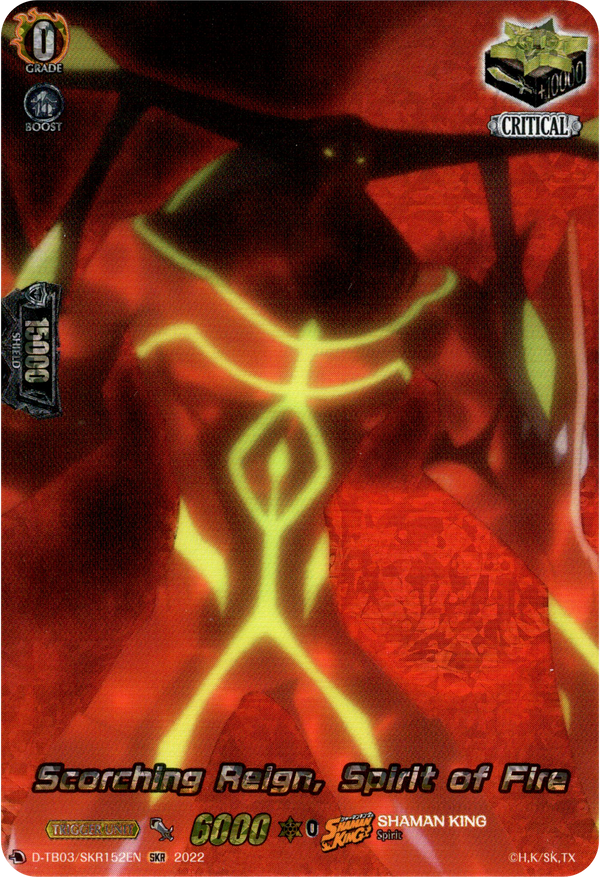 Scorching Reign, spirit of Fire - D-TB03/SKR152EN - Shaman King - Card Cavern