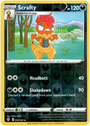 Scrafty - 099/203 - Evolving Skies - Reverse Holo - Card Cavern