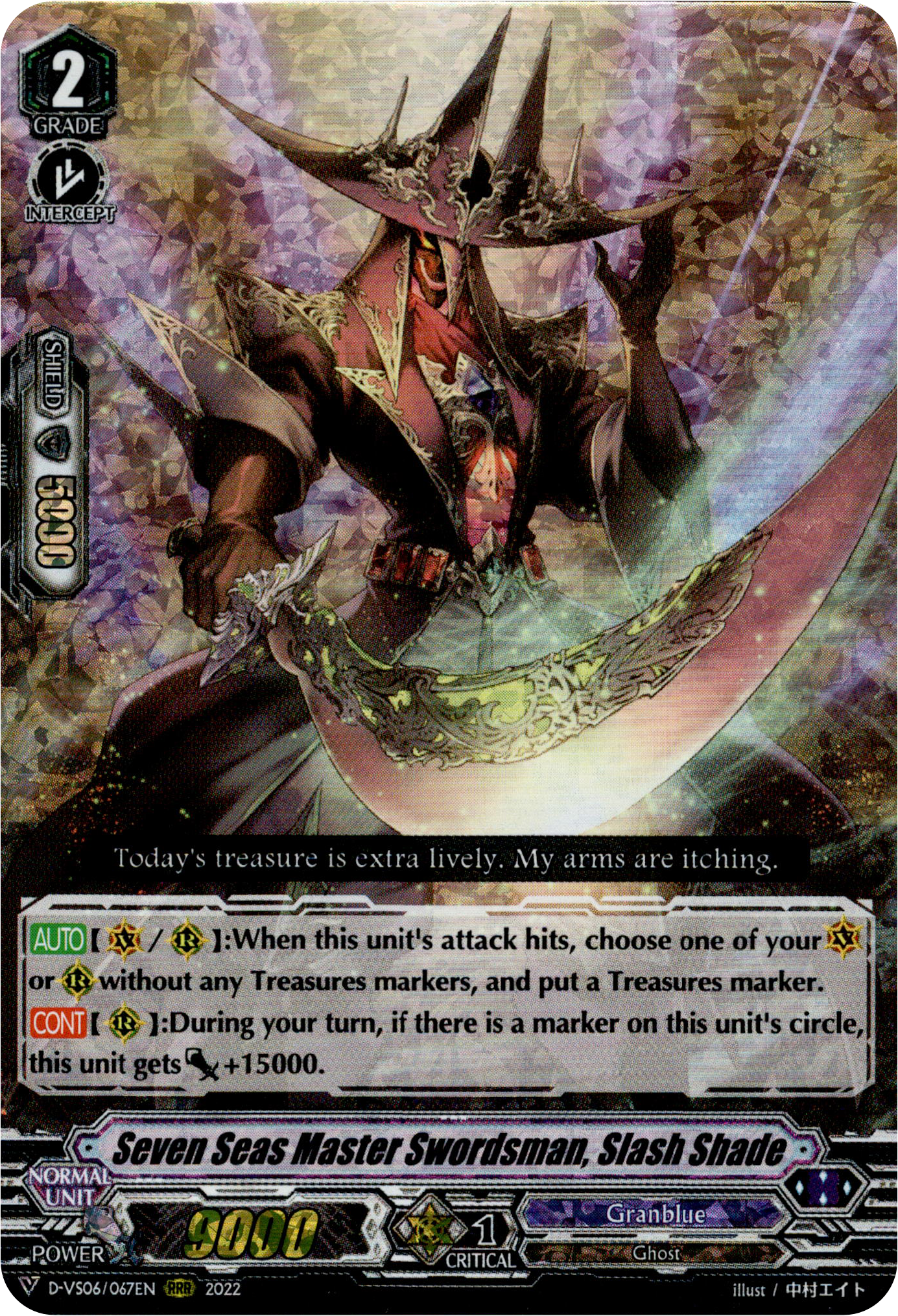 Seven Seas Master Swordsman, Slash Shade - D-VS06/067EN - V Clan Collection Vol.6 - Foil - Card Cavern