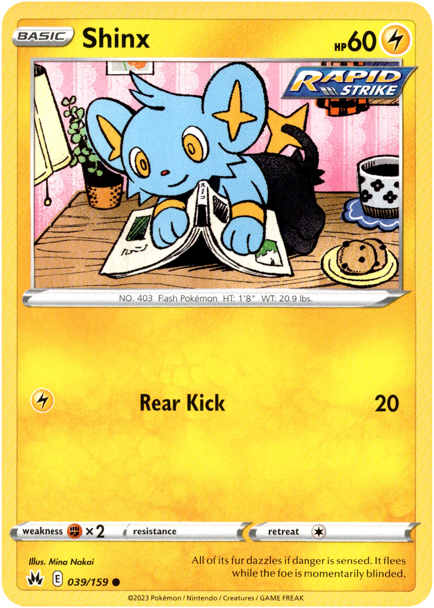 Shinx - 039/159 - Crown Zenith - Card Cavern