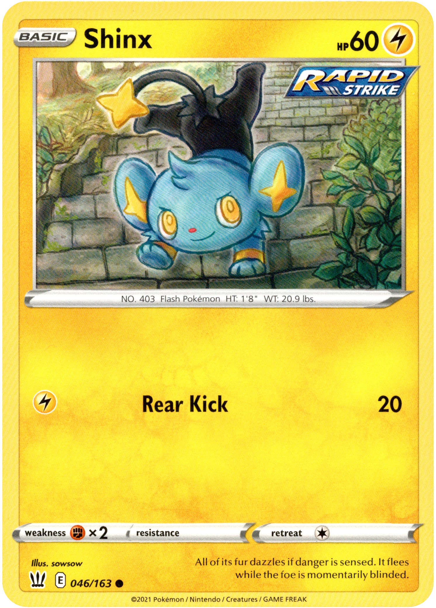 Shinx - 046/163 - Battle Styles - Card Cavern