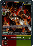 Shoutmon X3 - BT11-012 U - Dimensional Phase - Foil - Card Cavern