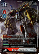 Shoutmon X7 Alternate Art - BT11-019 SR - Dimensional Phase - Foil - Card Cavern