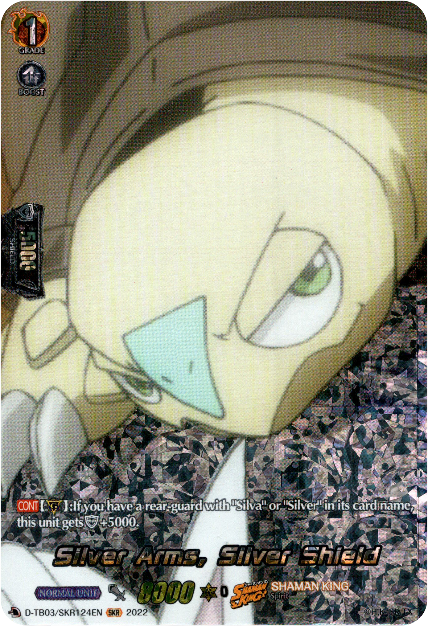 Silver Arms, Silver Shield - D-TB03/SKR124EN - Shaman King - Card Cavern