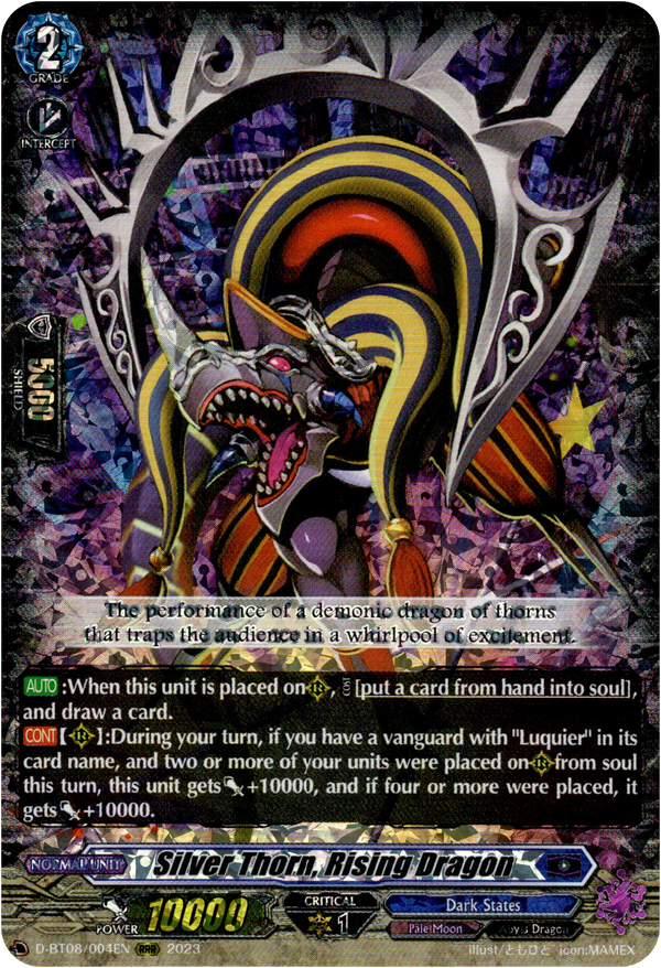 Silver Thorn, Rising Dragon - D-BT08/004EN - Minerva Rising - Card Cavern