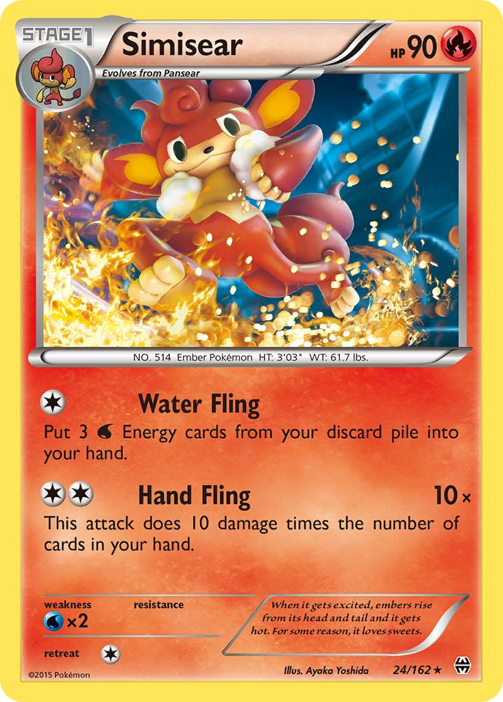Simisear - 24/162 - BREAKthrough - Card Cavern
