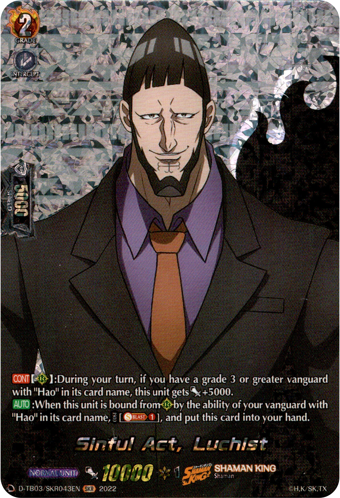 Sinful Act, Luchist - D-TB03/SKR043EN - Shaman King - Card Cavern