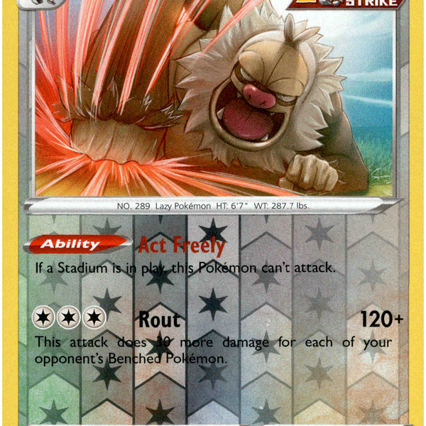 slaking pokemon card Slaking - 131/203 - Evolving Skies