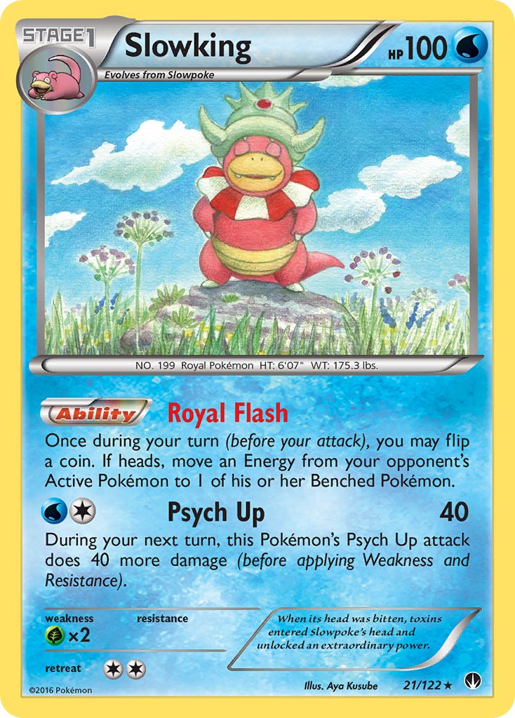Slowking - 21/122 - BREAKpoint - Holo - Card Cavern