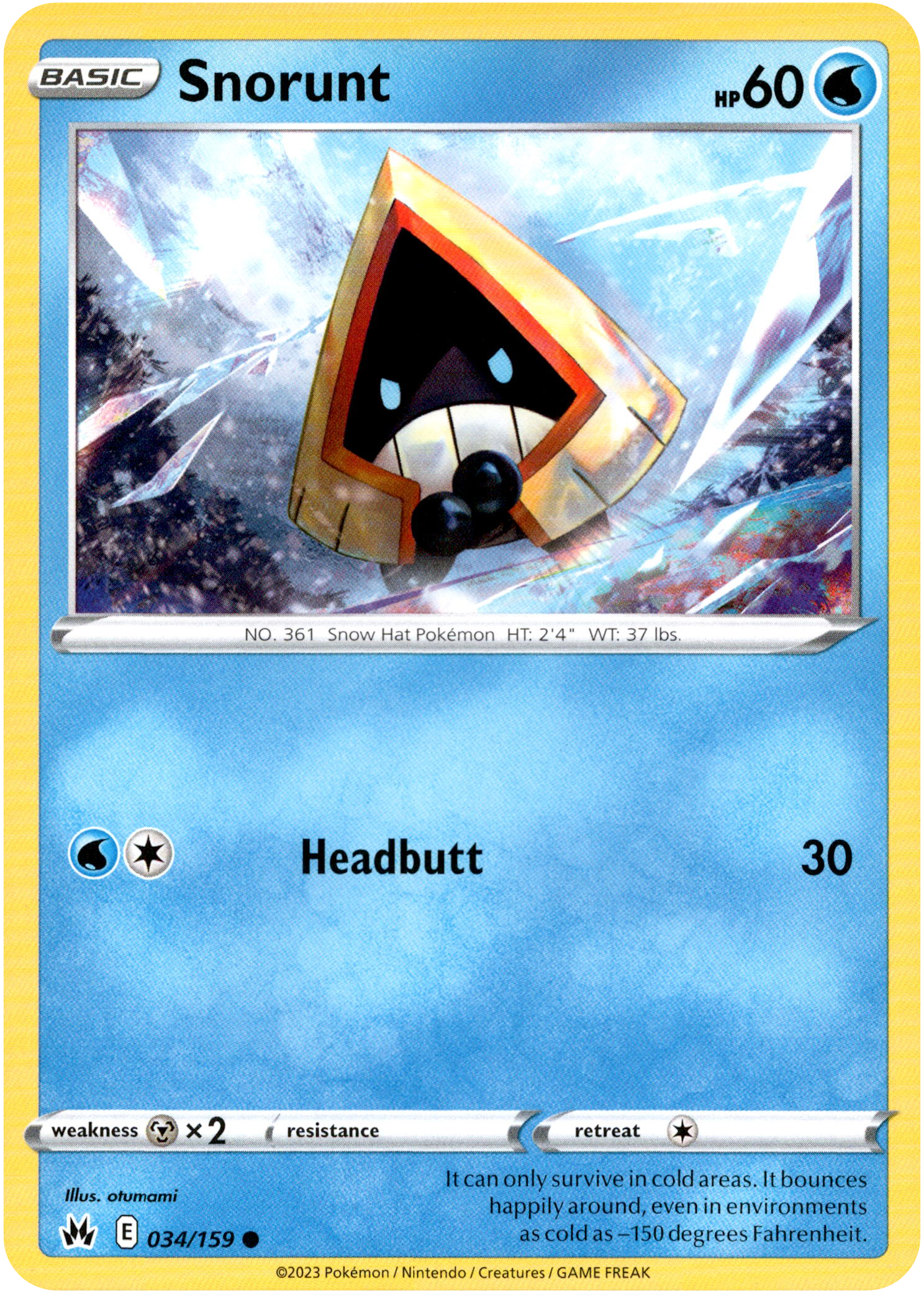 Snorunt - 034/159 - Crown Zenith - Card Cavern