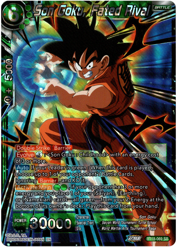 Son Goku, Fated Rival - BT18-069 - Dawn of the Z-Legends - Card Cavern
