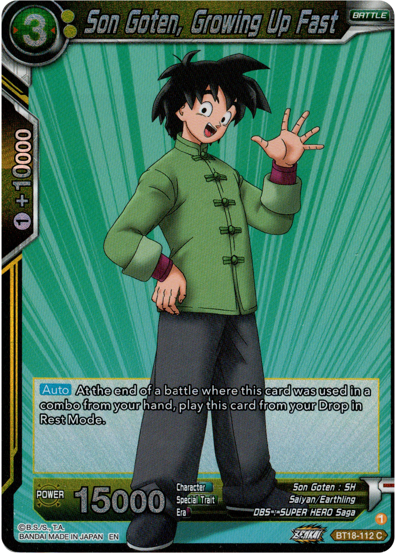 Son Goten, Growing Up Fast - BT18-112 - Dawn of the Z-Legends