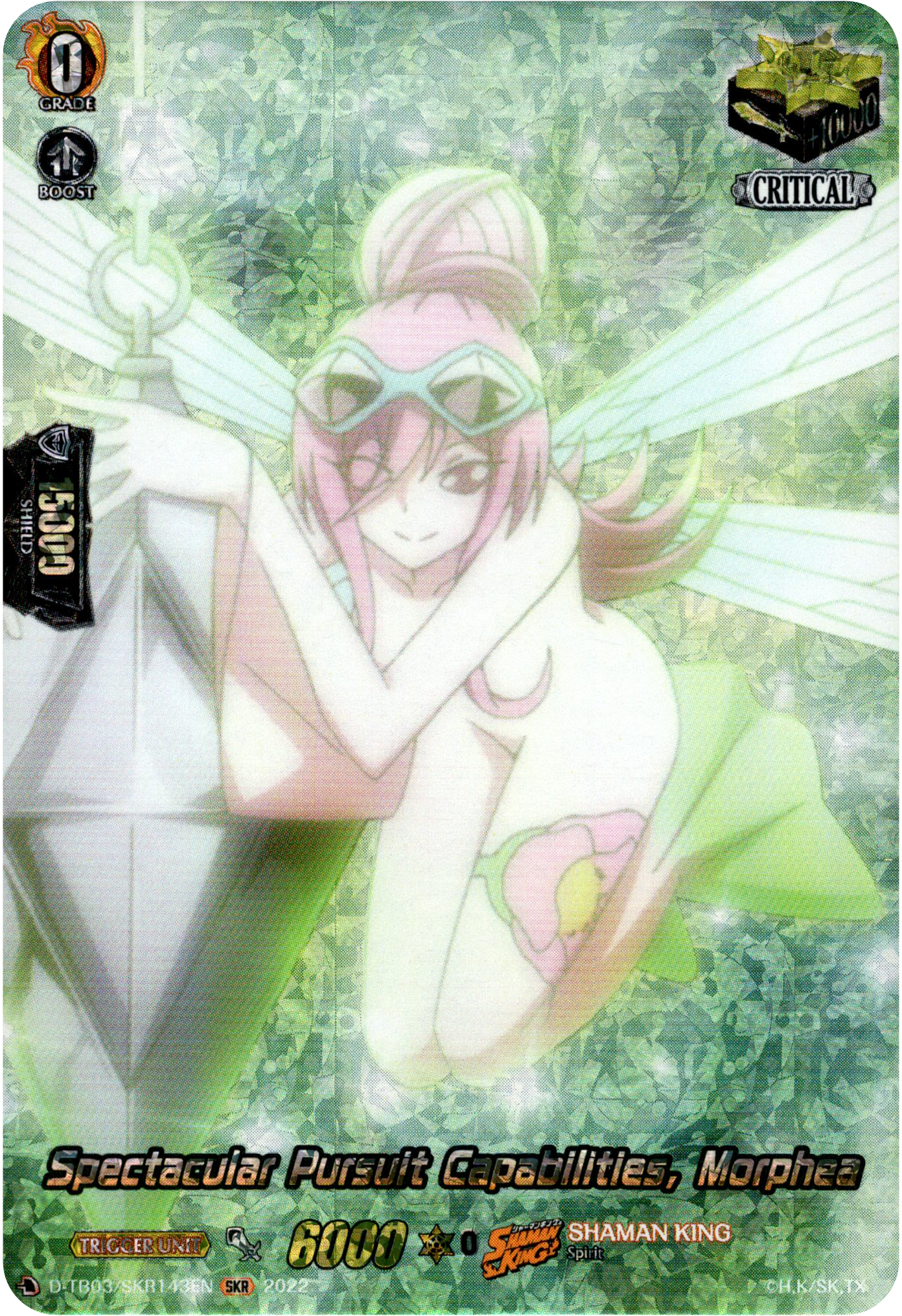 Spectacular Pursuit Capabilities, Morphea - D-TB03/SKR143EN - Shaman King - Card Cavern