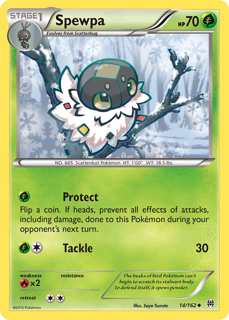 Spewpa - 14/162 - BREAKthrough - Card Cavern