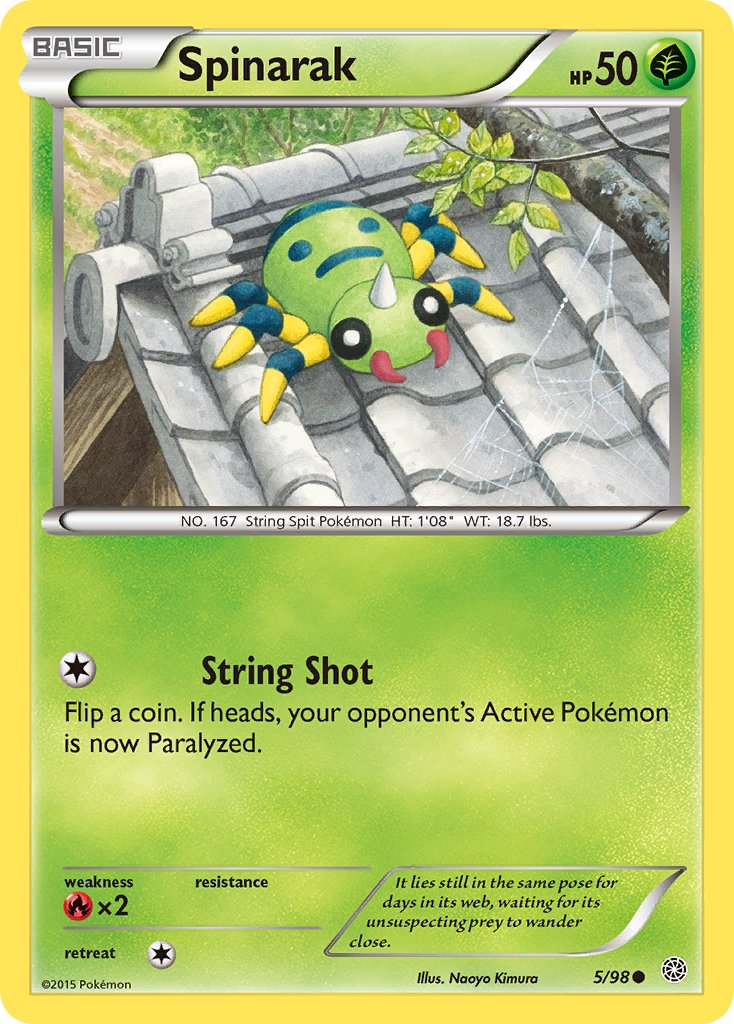 Spinarak - 5/98 - Ancient Origins - Card Cavern