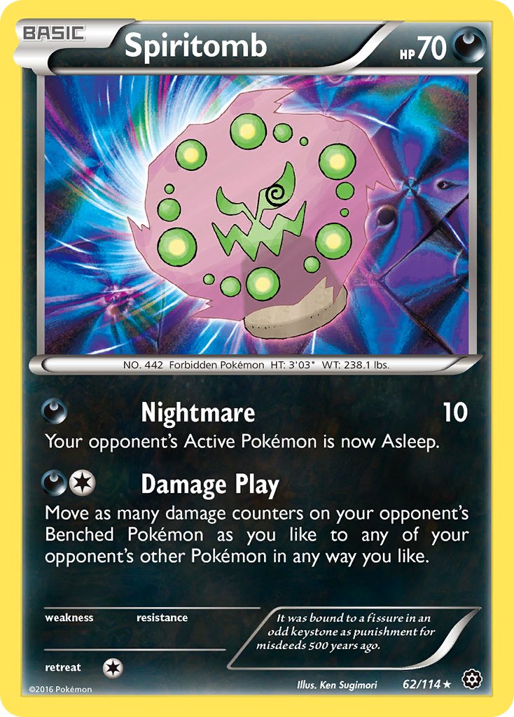 Spiritomb - 62/114 - Steam Siege - Card Cavern