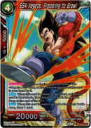 SS4 Vegeta, Preparing to Brawl - BT18-017 - Dawn of the Z-Legends - Parallel Foil - Card Cavern