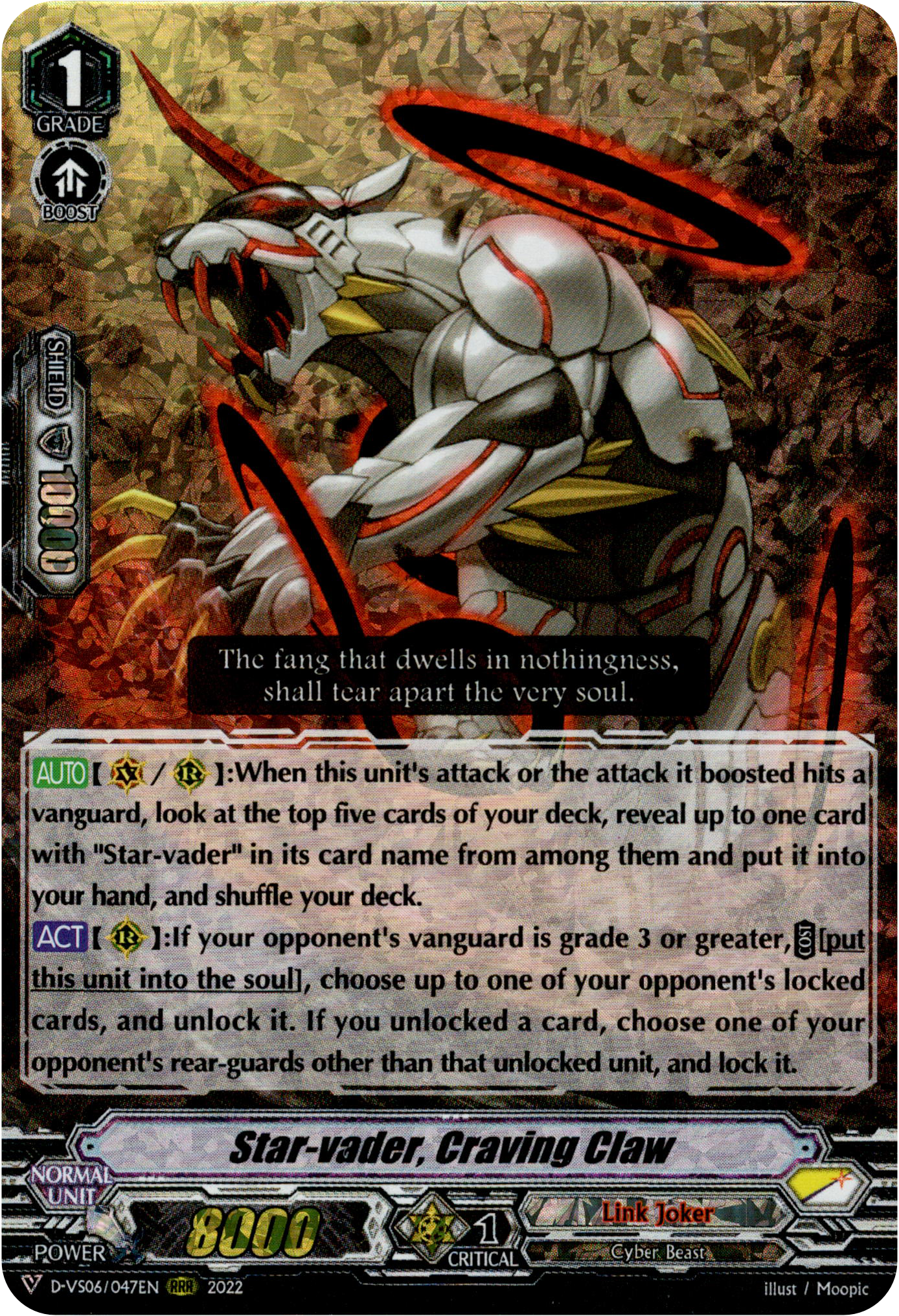 Star-vader, Craving Claw - D-VS06/047EN - V Clan Collection Vol.6 - Foil - Card Cavern