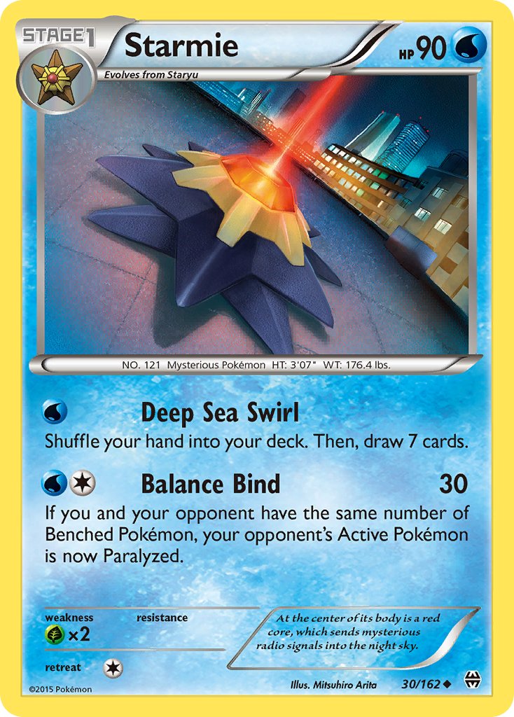 Starmie - 30/162 - BREAKthrough - Card Cavern