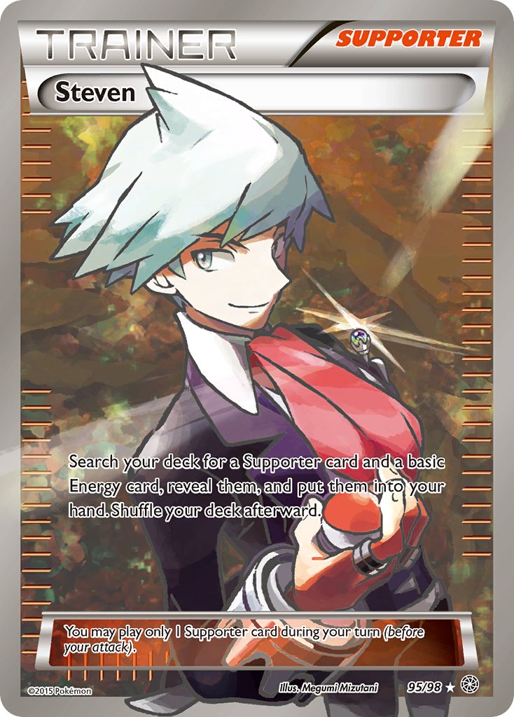 Steven Full Art - 95/98 - Ancient Origins - Holo - Card Cavern
