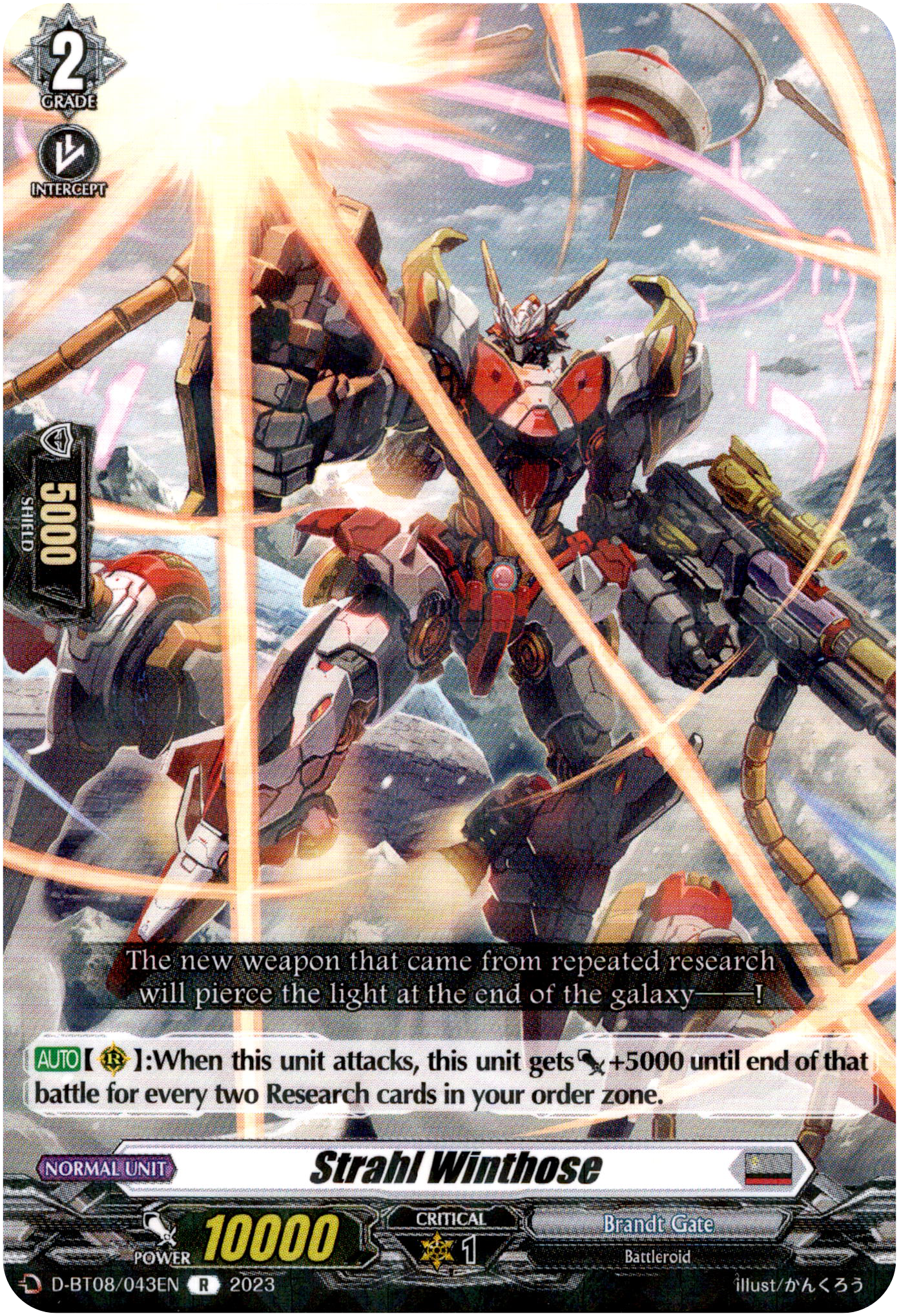 Strahl Winthose - D-BT08/043EN - Minerva Rising - Card Cavern