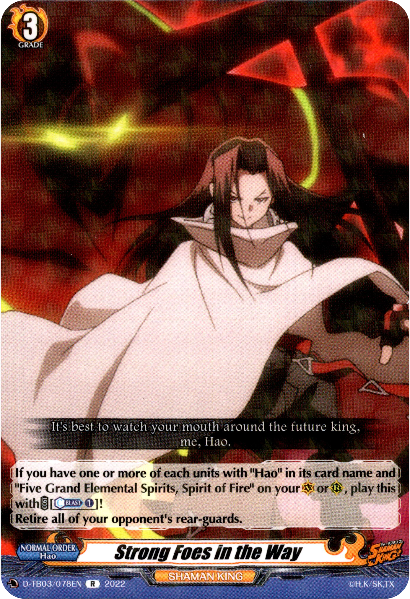 Strong Foes in the Way - D-TB03/078EN - Shaman King - Card Cavern