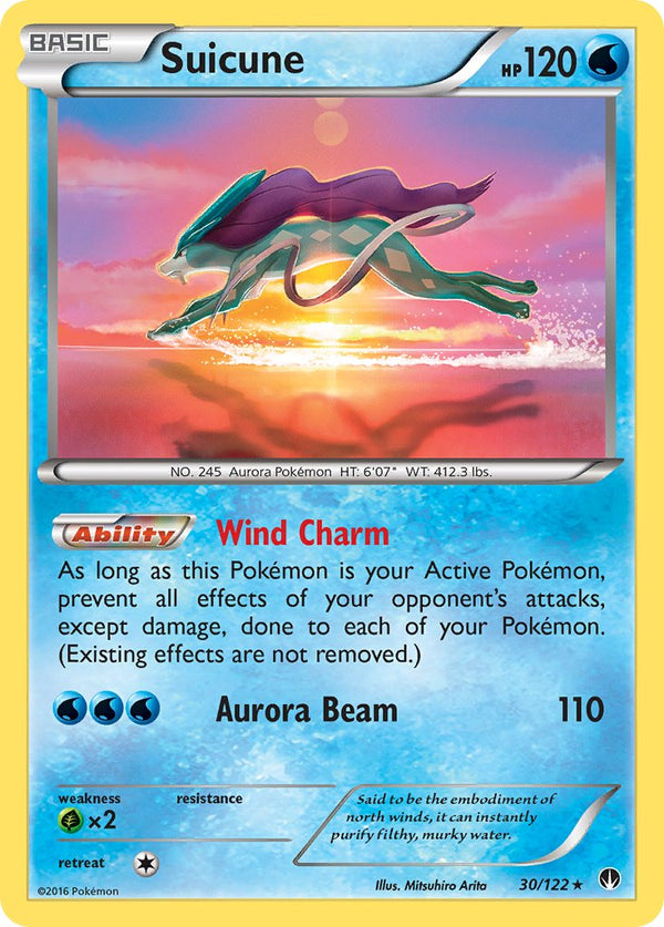 Suicune - 30/122 - BREAKpoint - Holo - Card Cavern