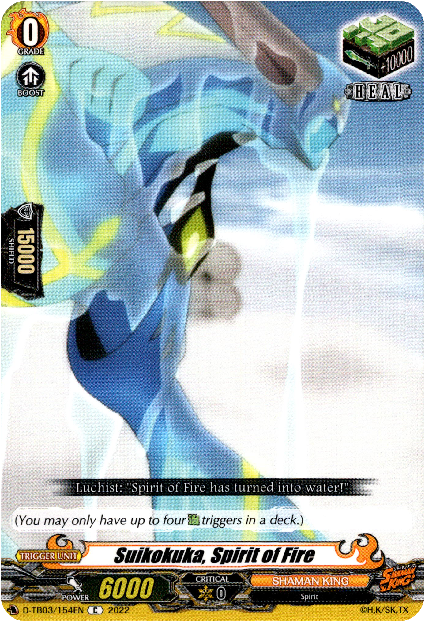 Suikokuka, Spirit of Fire - D-TB03/154EN - Shaman King - Card Cavern