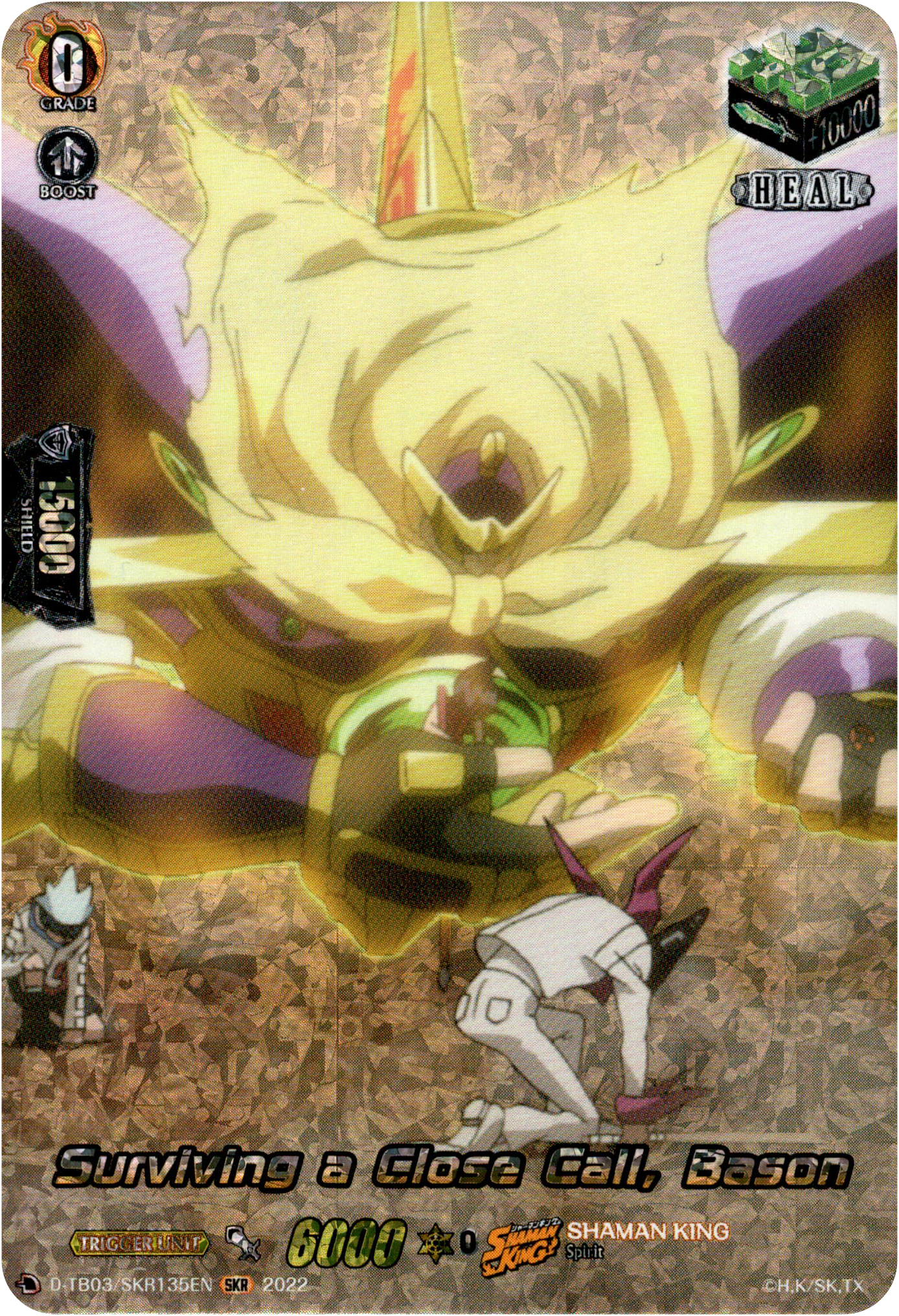 Surviving a Close Call, Bason - D-TB03/SKR135EN - Shaman King - Card Cavern