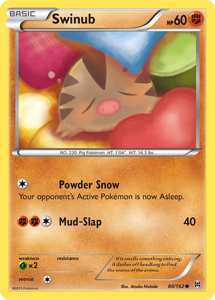 Swinub - 80/162 - BREAKthrough - Card Cavern