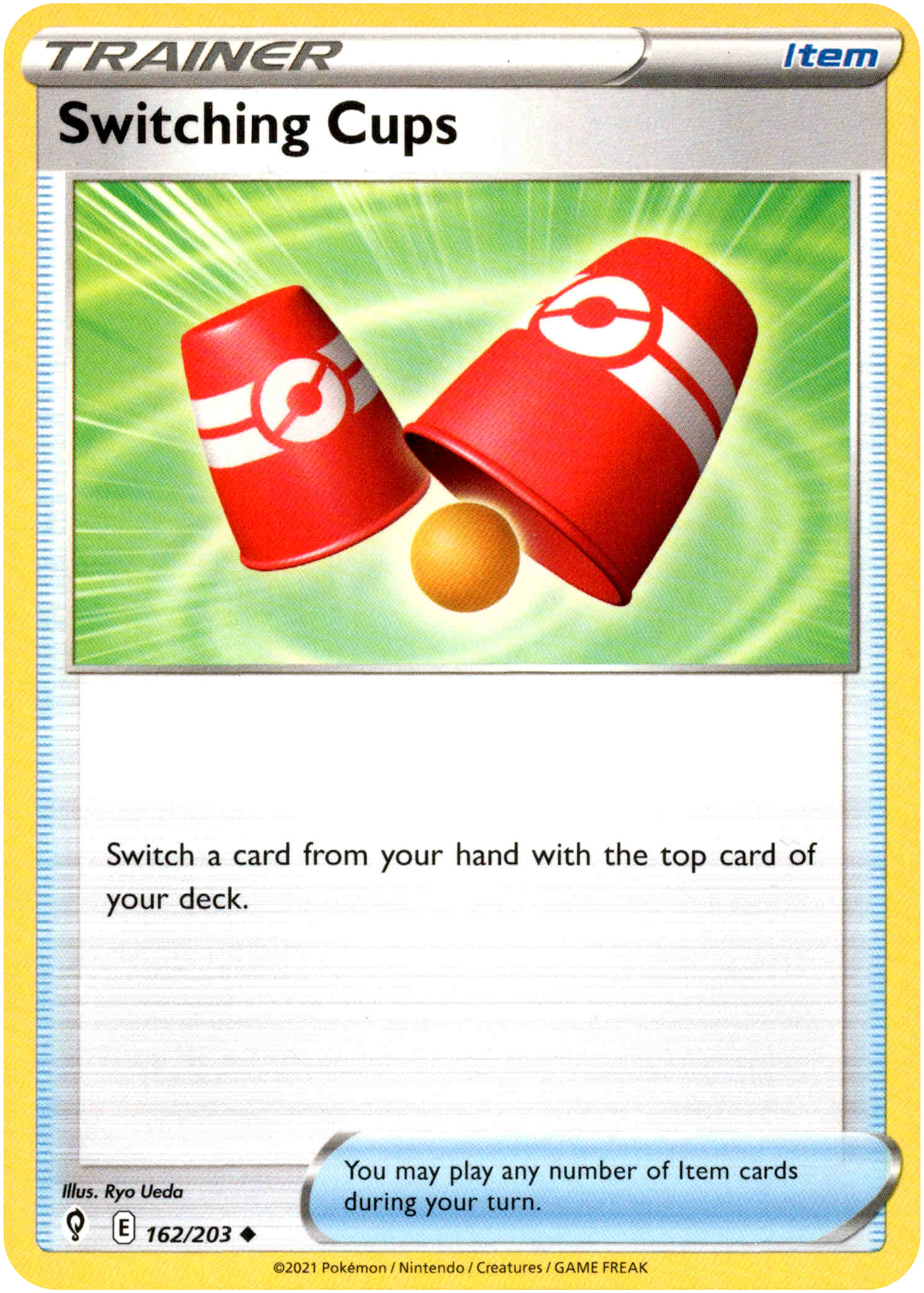 Switching Cups - 162/203 - Evolving Skies - Card Cavern