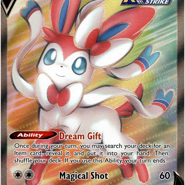 Sylveon V Full Art - 183/203 - Evolving Skies - Holo Card Cavern Trading Cards, LLC Sylveon V Full Art - 183/203 - Evolving Skies - Holo Card Cavern Trading Cards, LLC