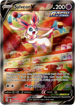 Sylveon V Alternate Art - 184/203 - Evolving Skies - Holo - Card Cavern