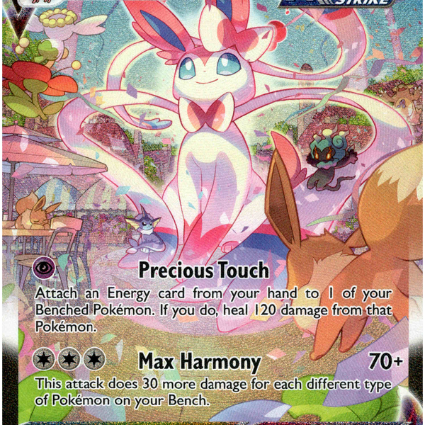 Sylveon VMAX Alternate Art Secret Rare - 212/203 - Evolving Skies - Ho Card Cavern Trading Cards, LLC Sylveon VMAX Alternate Art Secret Rare - 212/203 - Evolving Skies - Ho Card Cavern Trading Cards, LLC